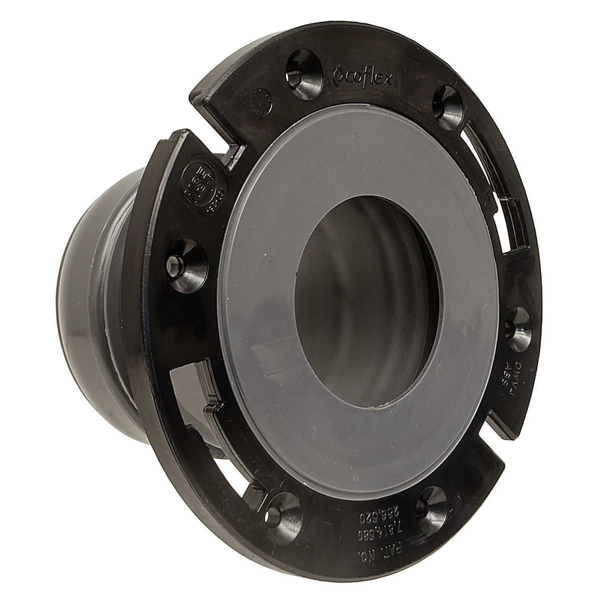 Flexon PB-204 Flange No Wax Plastic Toilet Flange and Spacer System