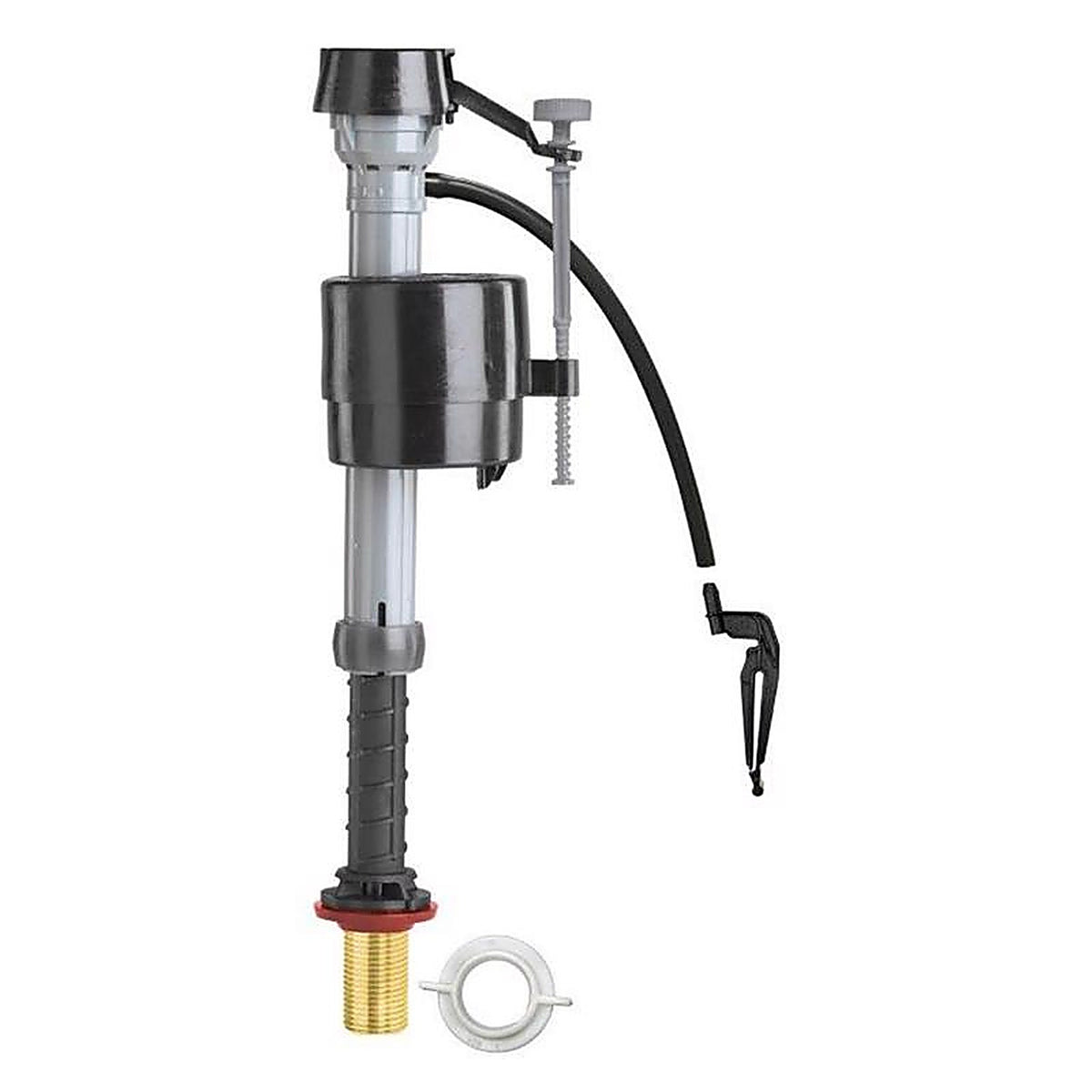 Fluidmaster - 400A-019-P4 - Fill Valve Black Polish Brass Brass/Plastic for Universal