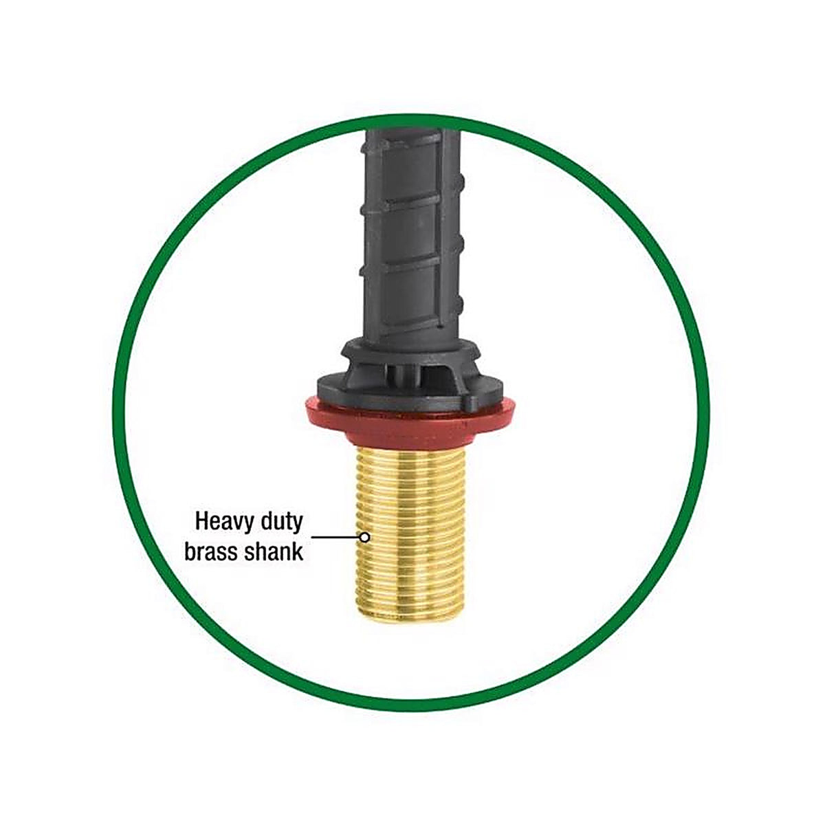 Fluidmaster - 400A-019-P4 - Fill Valve Black Polish Brass Brass/Plastic for Universal