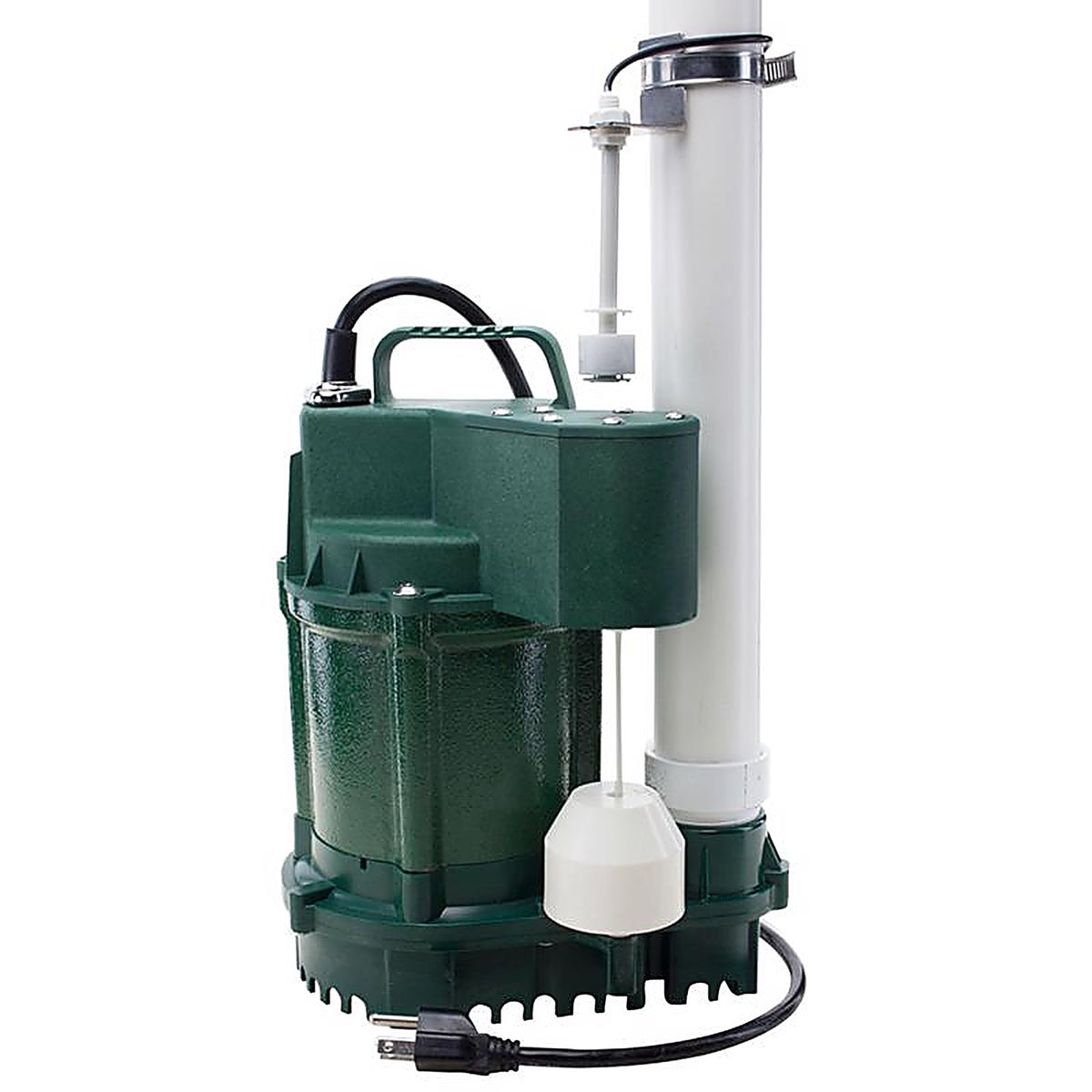 Zoeller - 1099-0001 - 3/4 HP 80 GPM Cast Iron Vertical Float Switch AC Submersible Sump Pump 9 Ft