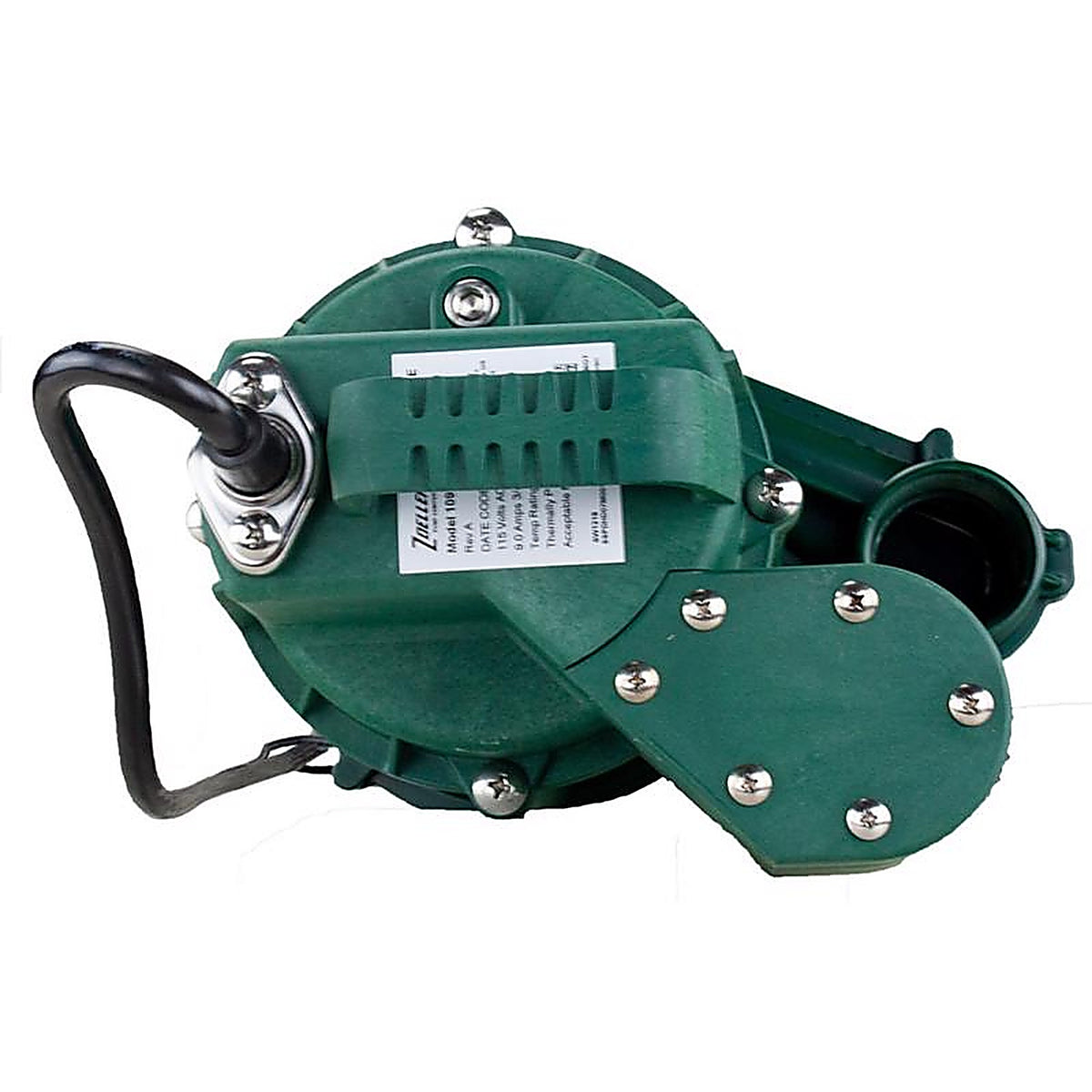 Zoeller - 1099-0001 - 3/4 HP 80 GPM Cast Iron Vertical Float Switch AC Submersible Sump Pump 9 Ft