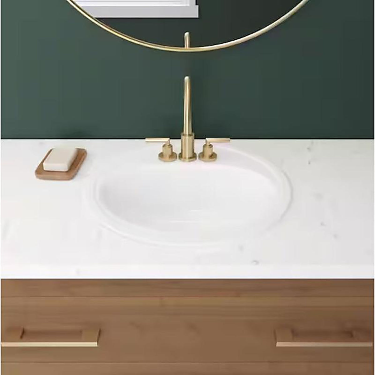 Bootz - 021-2435-00 - Laurel Enameled Steel Bathroom Sink 19 In. W X 6.5 In. D White
