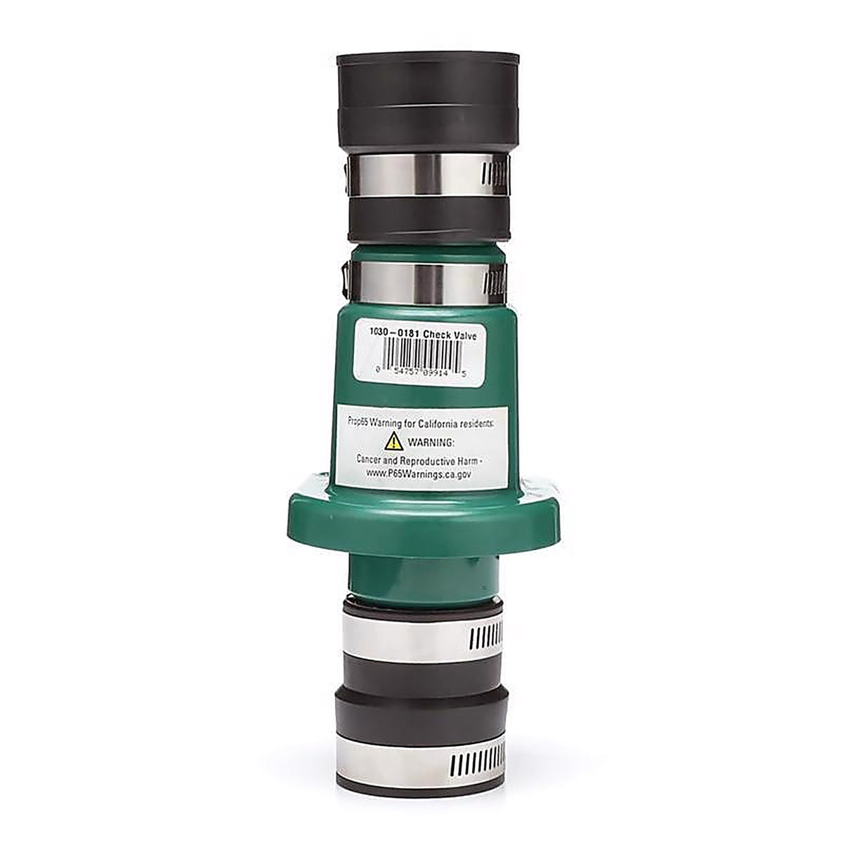 Zoeller - 1030-0181 - 1-1/4 In. D X 1-1/4 In. or 1-1/2 In. D Slip Plastic Check Valve