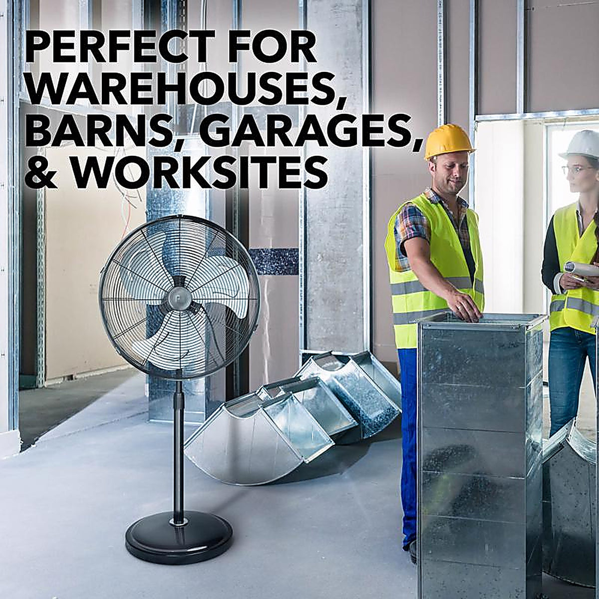 Perfect Aire - 2PAFP20 - 30.75 In. H X 20 In. D Oscillating Pedestal Fan