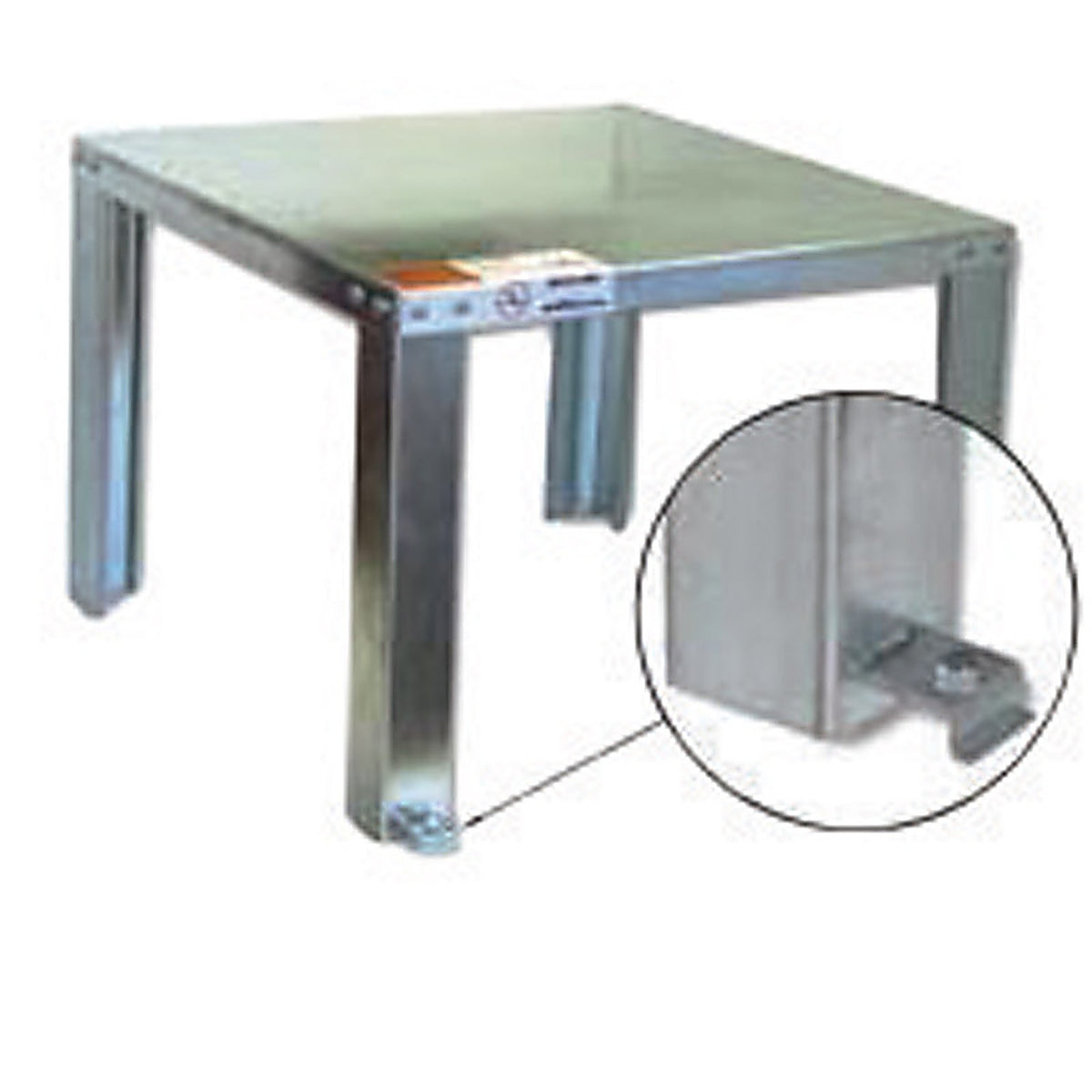 Reliance 40-S-22-U SharkBite QuickStand Metal Electric or Gas Water Heater Stand 16 in. H x 21-1/2 in. L x 21-1/2 in. W