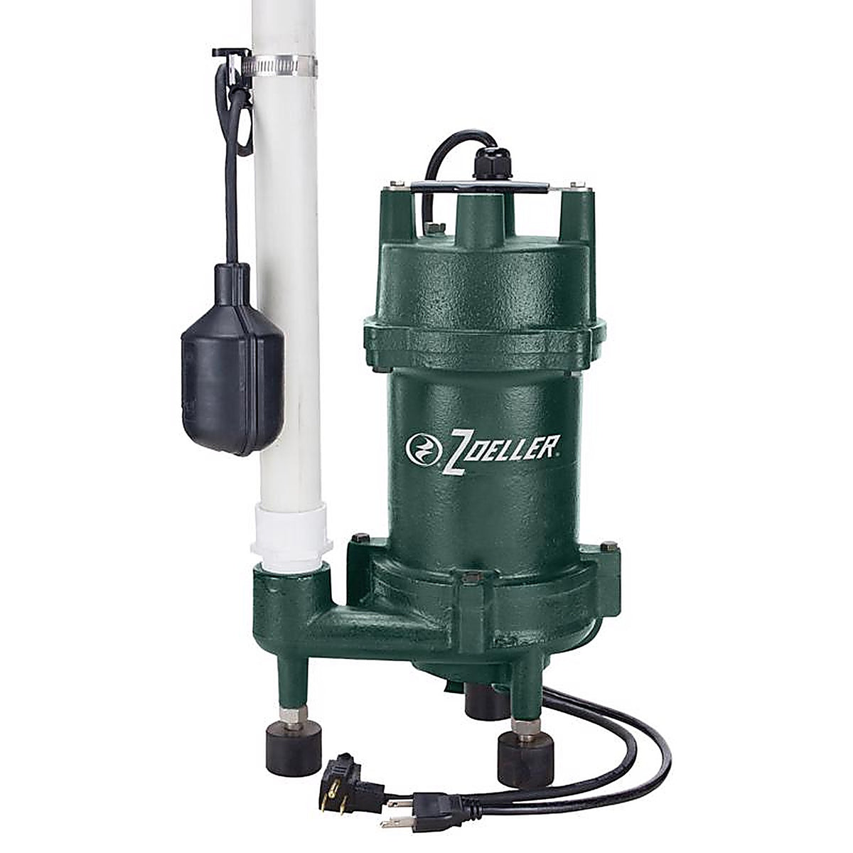 Zoeller - 2701-0005 - 1 HP 2535 GPH Cast Iron Tethered Float Switch Grinding Pump