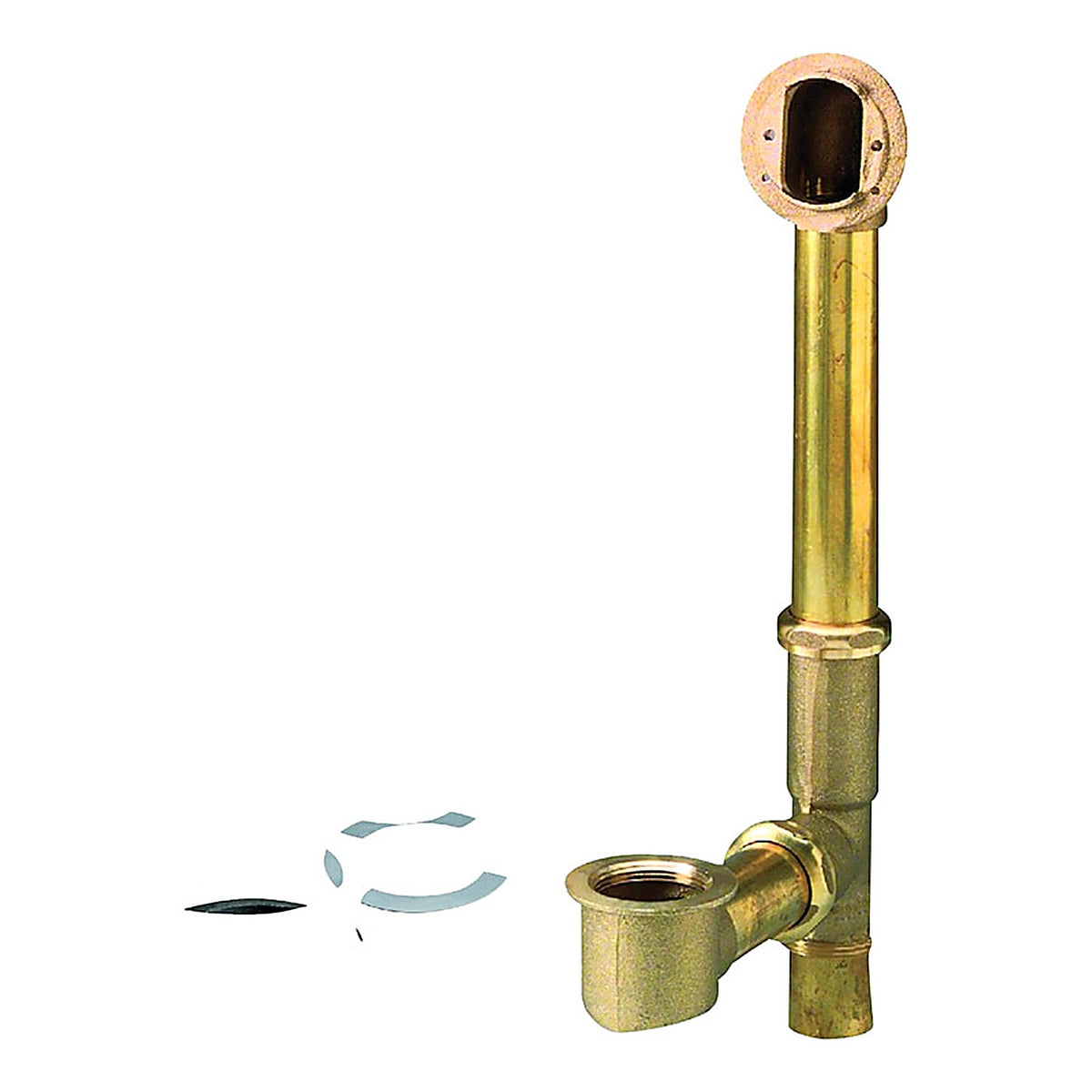 Keeney - 612RB - Foot Lok Stop 1-1/2 In. D Chrome Brass Bath Drain