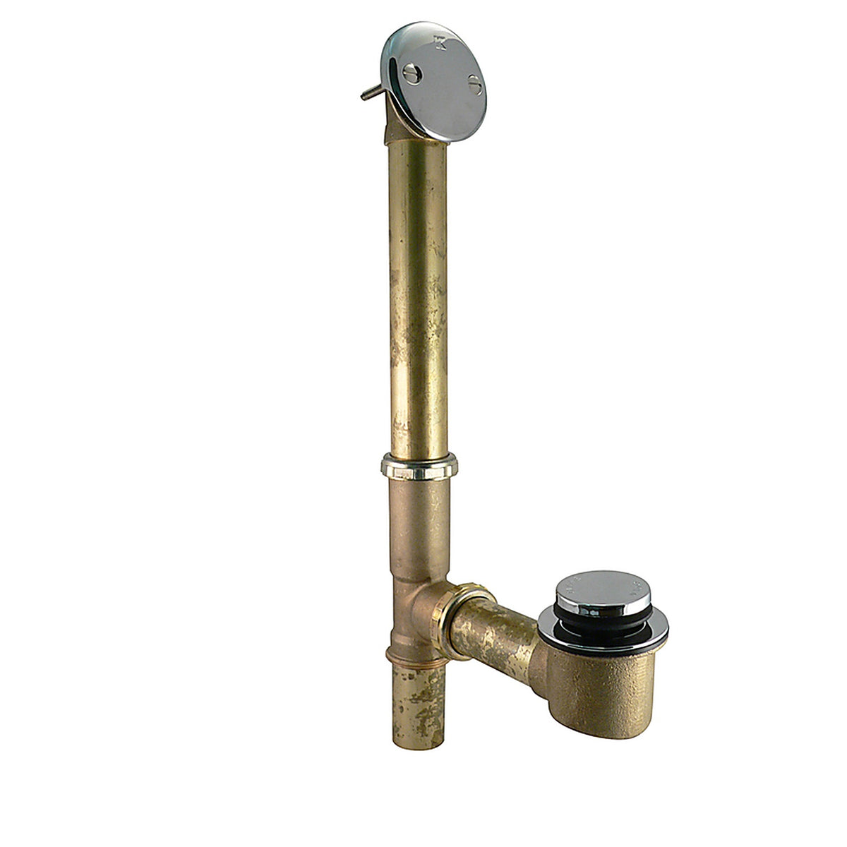 Keeney - 612RB - Foot Lok Stop 1-1/2 In. D Chrome Brass Bath Drain