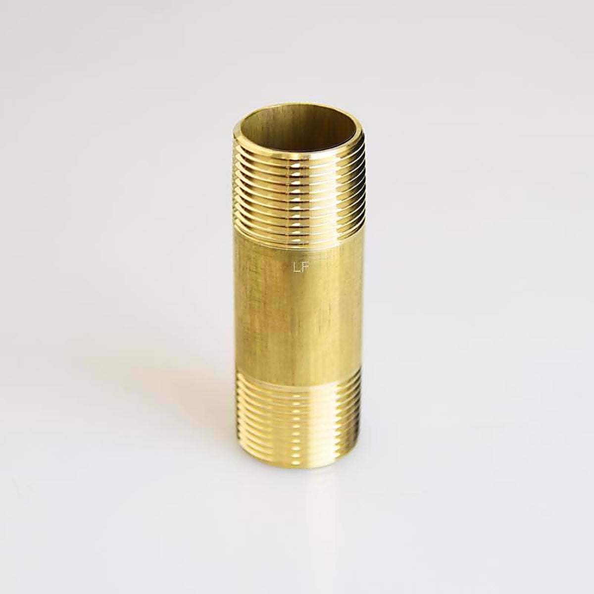 ATC - 6JC126300201059 - 1 In. MPT X 1 In. D MPT Yellow Brass Nipple 3-1/2 In. L