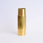 ATC - 6JC126300201060 - 1 In. MPT X 1 In. D MPT Yellow Brass Nipple 4 In. L