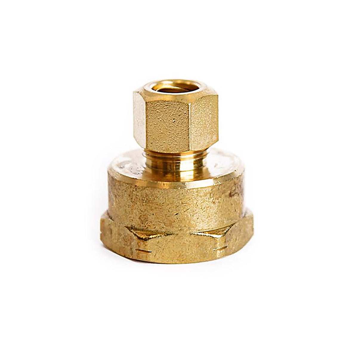 ATC - 6JC120110701038 - 3/8 In. Compression X 3/4 In. D FPT Yellow Brass Coupling