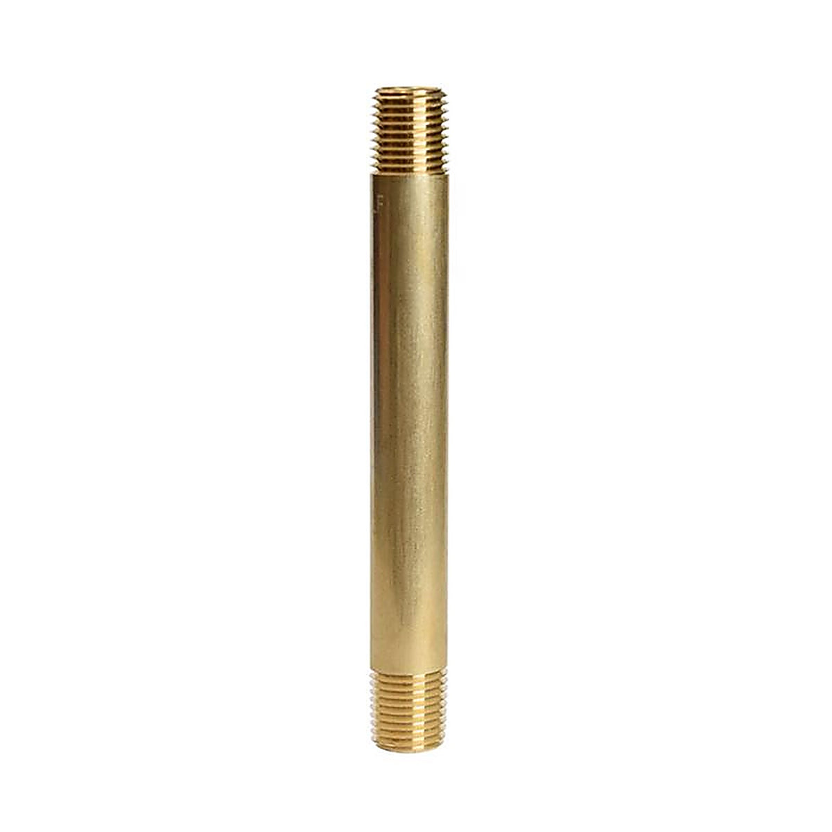 ATC - 6JC126300201026 - 1/4 In. MPT X 1/4 In. D MPT Yellow Brass Nipple 4-1/2 In. L