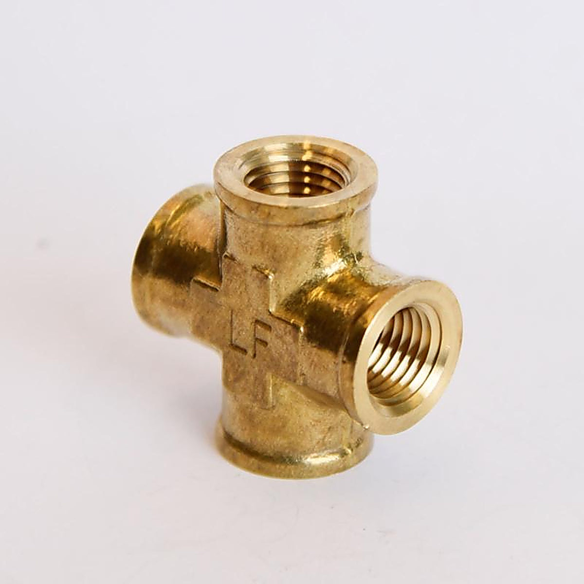 ATC - 6JC120810701052 - 1/4 In. FPT X 1/4 In. D FPT Brass Cross