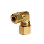 ATC - 6JC121010711013 - 3/8 In. Compression X 1/4 In. D Compression Brass 90 Degree Elbow