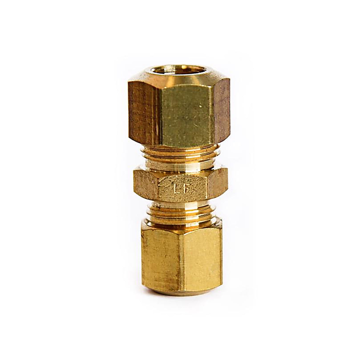 ATC - 6JC120110701048 - 5/16 In. Compression X 1/4 In. D Compression Yellow Brass Union