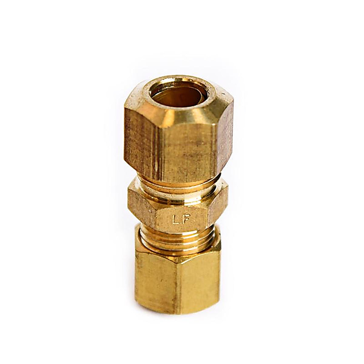 ATC - 6JC120110701048 - 5/16 In. Compression X 1/4 In. D Compression Yellow Brass Union