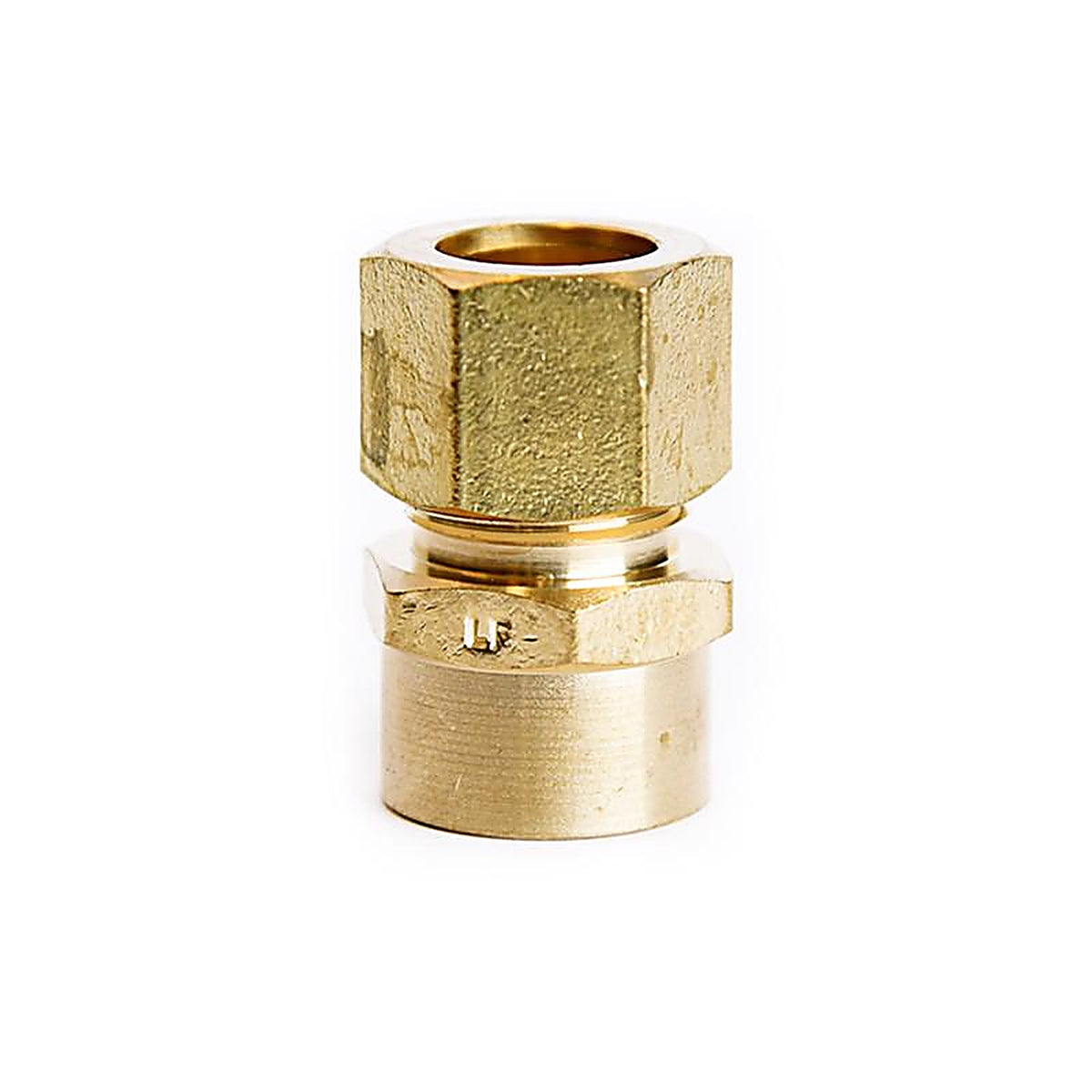 ATC - 6JC120110701039 - 1/2 In. Compression X 3/8 In. D FPT Brass Coupling