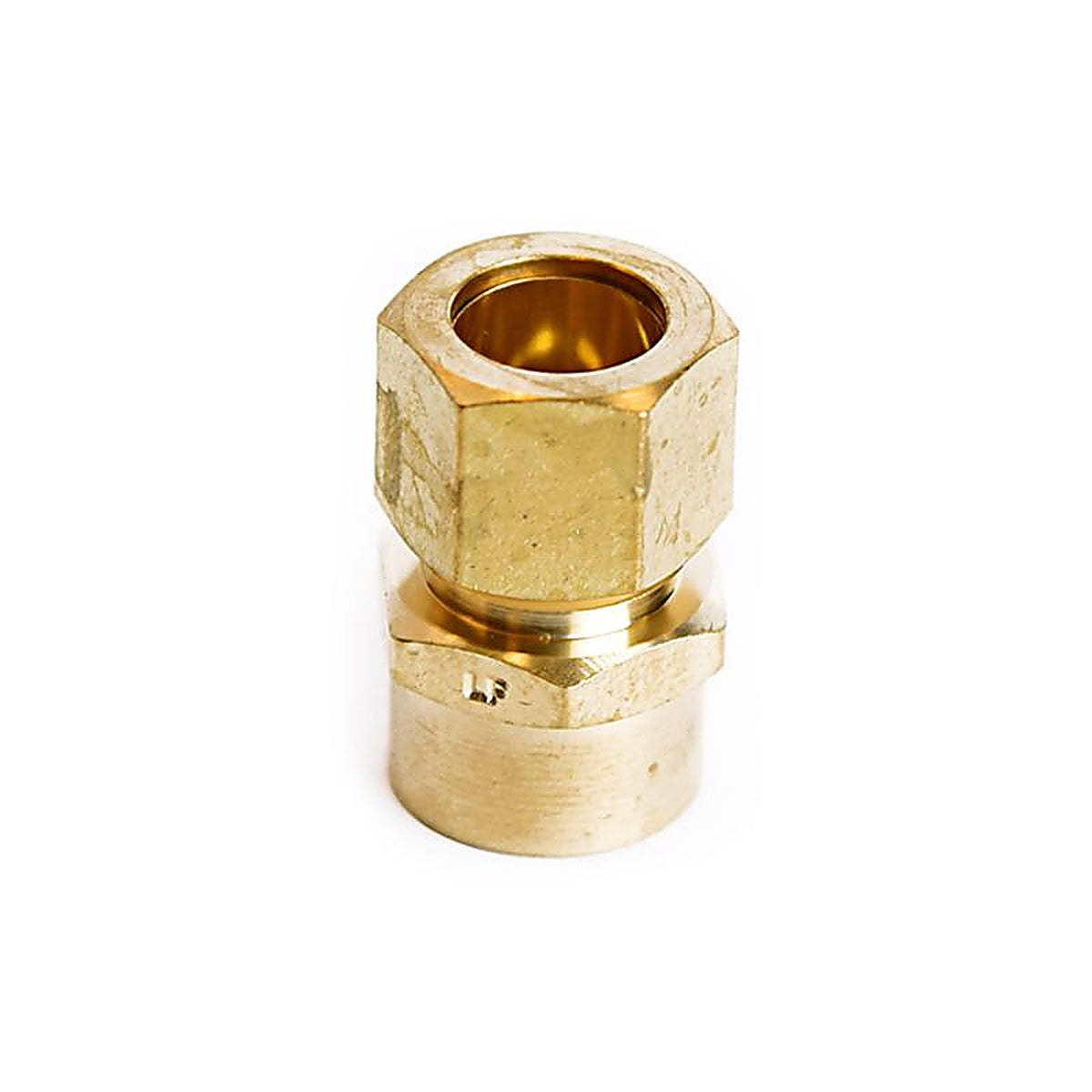 ATC - 6JC120110701039 - 1/2 In. Compression X 3/8 In. D FPT Brass Coupling