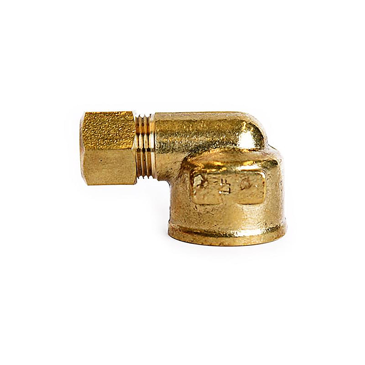 ATC - 6JC121010711040 - 3/8 In. Compression X 1/2 In. D FPT Brass 90 Degree Elbow