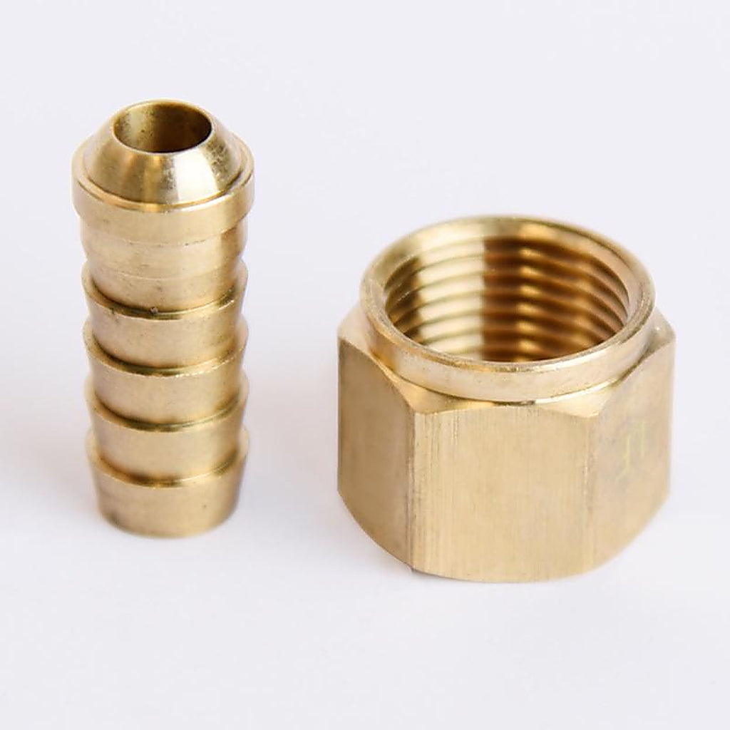 ATC - 6JC126310701052 - Brass 3/8 In. D X 3/8 In. D Adapter 1 Pack