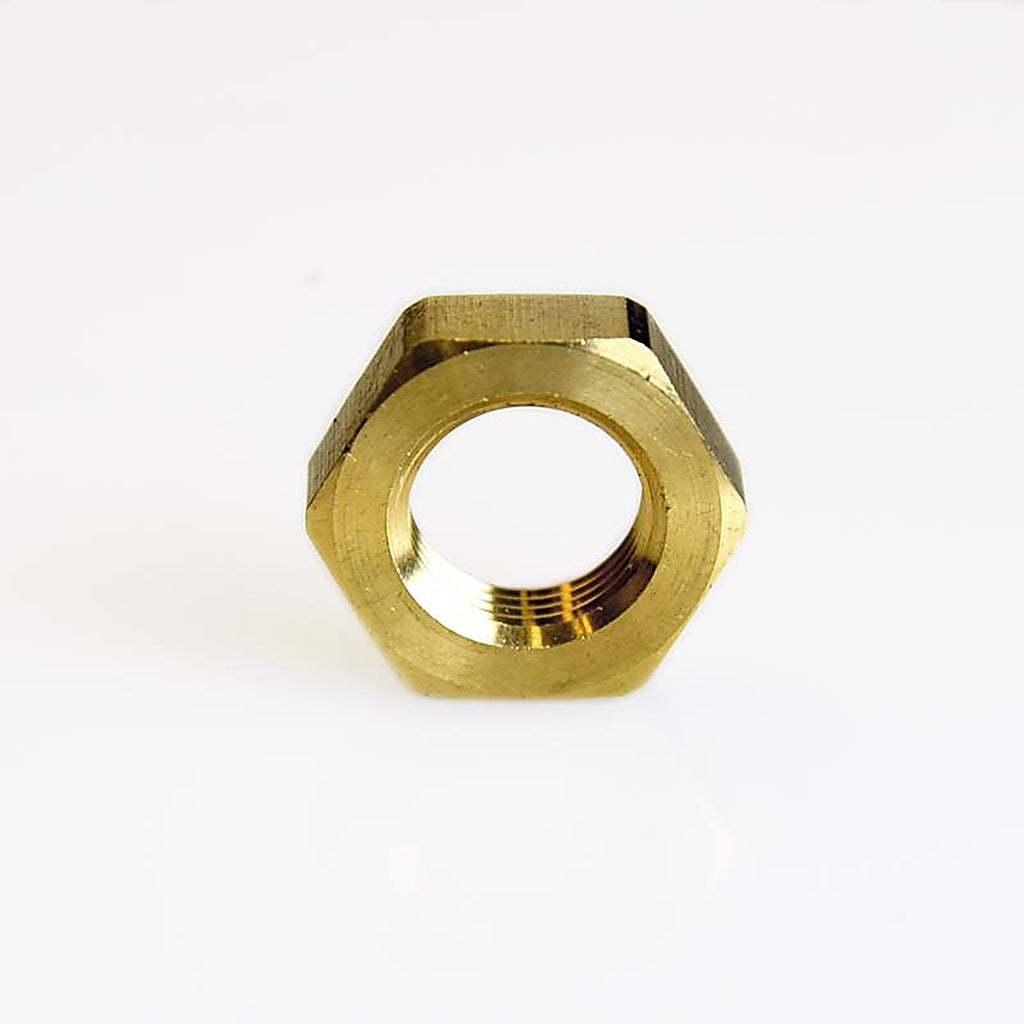 ATC - 6JC050801521042 - Pipe Lock Nut 3/8 In. Yellow Brass 1 Piece