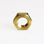 ATC - 6JC050801521042 - Pipe Lock Nut 3/8 In. Yellow Brass 1 Piece