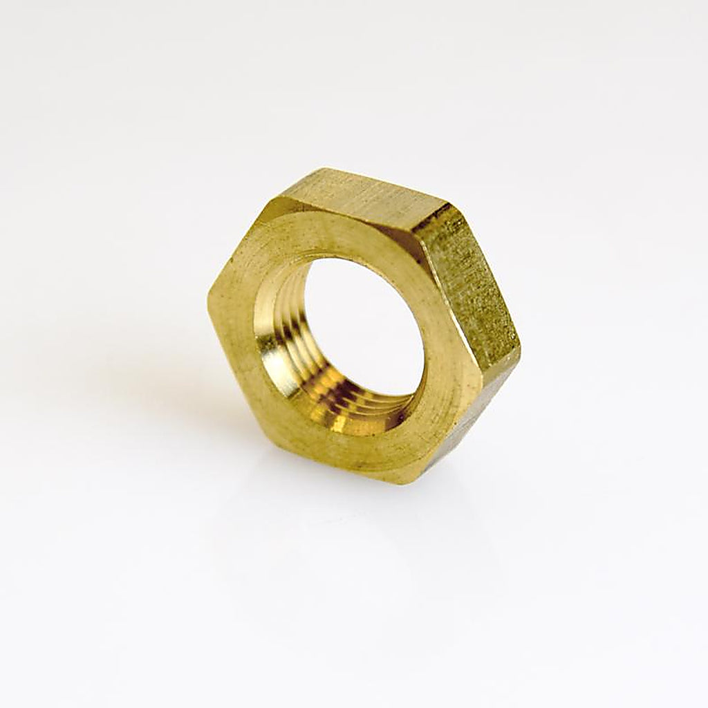 ATC - 6JC050801521042 - Pipe Lock Nut 3/8 In. Yellow Brass 1 Piece