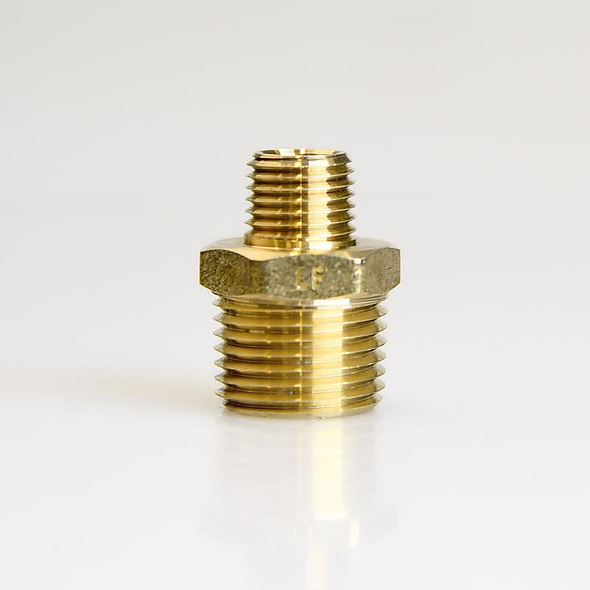 ATC - 6JC101010721017 - 1/2 In. MPT X 1/4 In. D MPT Brass Reducing HEX Nipple