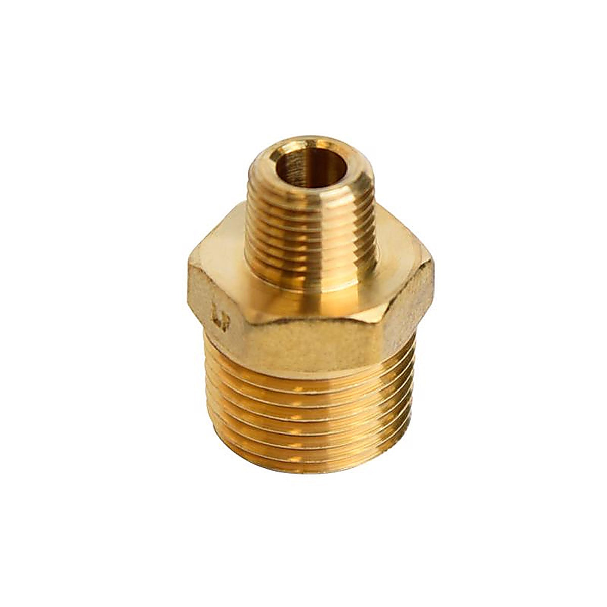 ATC - 6JC101010721014 - 3/8 In. MPT X 1/8 In. D MPT Brass Reducing HEX Nipple