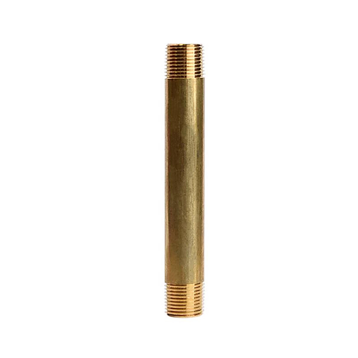 ATC - 6JC126300201035 - 3/8 In. MPT X 3/8 In. D MPT Yellow Brass Nipple 4-1/2 In. L