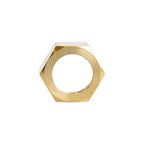 ATC - 6JC124901511089 - 7/8 In. Compression X 7/8 In. D Compression Yellow Brass Nut