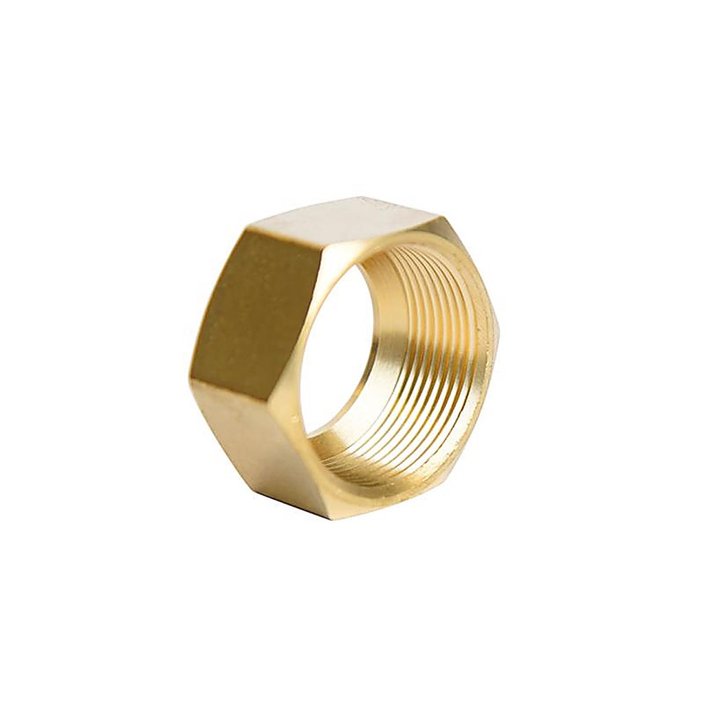 ATC - 6JC124901511089 - 7/8 In. Compression X 7/8 In. D Compression Yellow Brass Nut