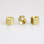 ATC - 6JC124901511081 - Compression Nut 1/8 In. Yellow Brass 3 Piece