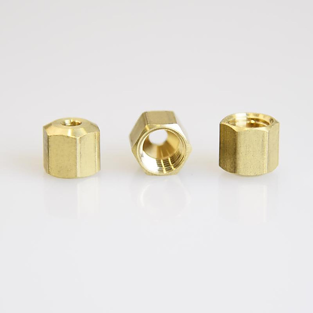 ATC - 6JC124901511081 - Compression Nut 1/8 In. Yellow Brass 3 Piece