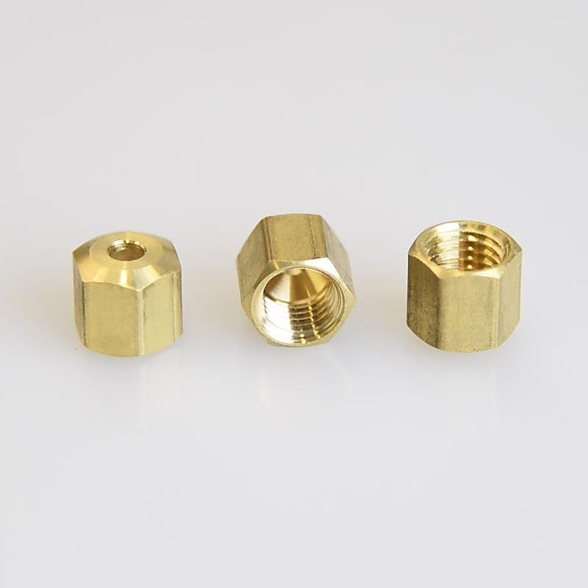 ATC - 6JC124901511081 - Compression Nut 1/8 In. Yellow Brass 3 Piece