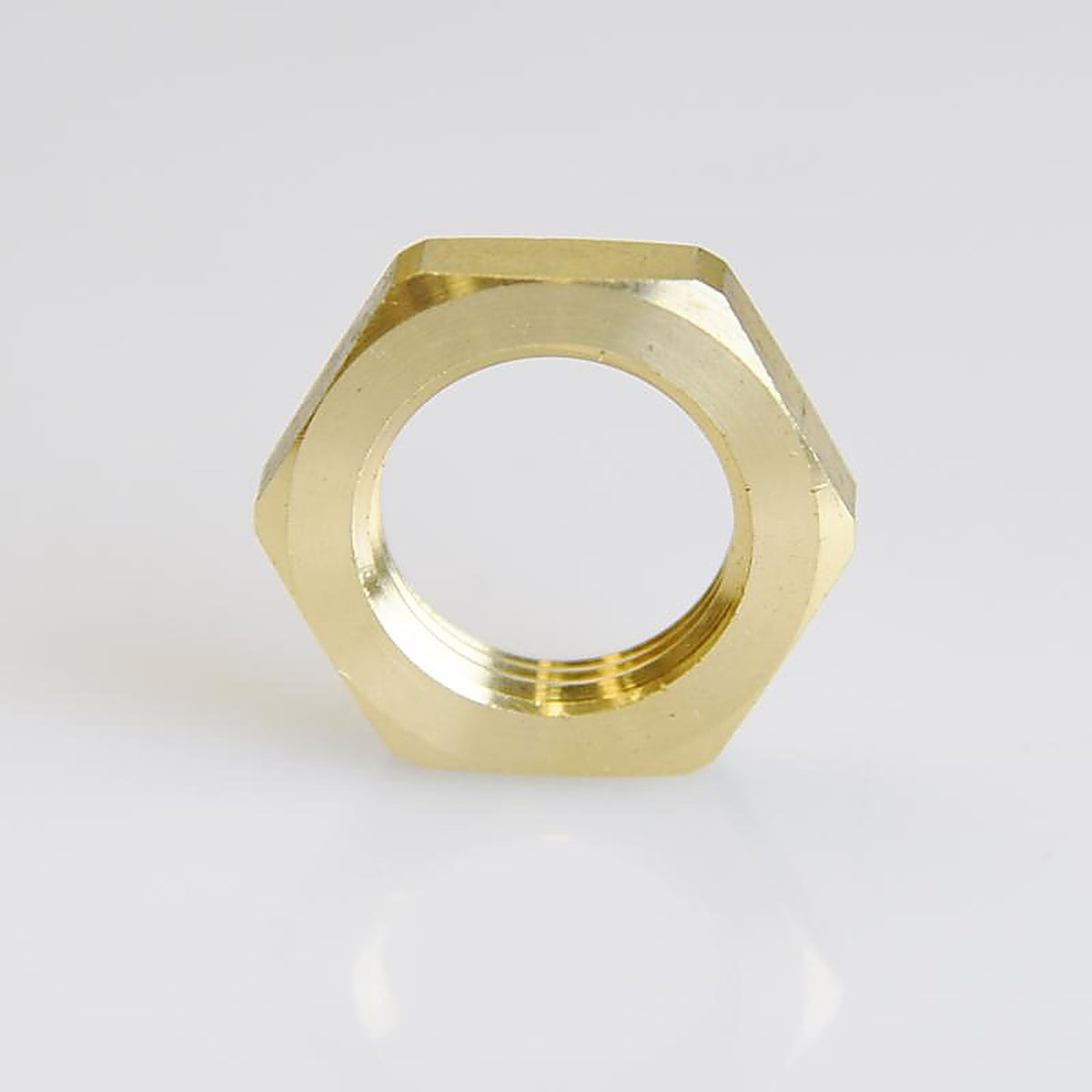 ATC - 6JC050801521043 - Pipe Lock Nut 1/2 In. Yellow Brass 1 Piece