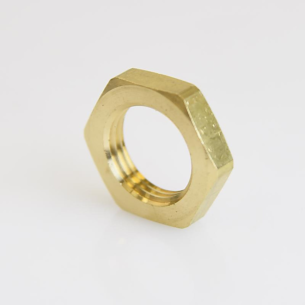 ATC - 6JC050801521043 - Pipe Lock Nut 1/2 In. Yellow Brass 1 Piece