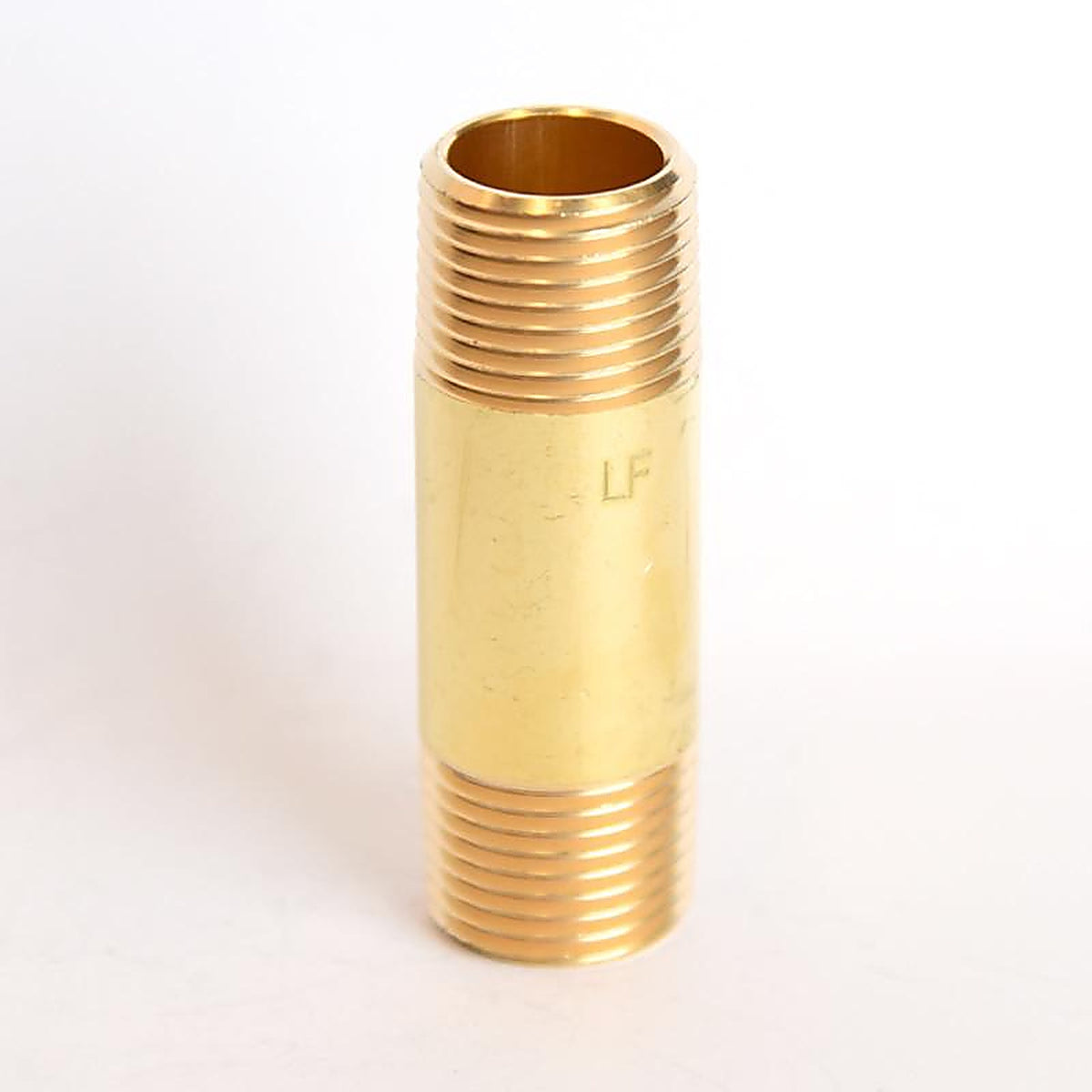 ATC - 6JC126300201040 - 1/2 In. MPT X 1/2 In. D MPT Yellow Brass Nipple 2-1/2 In. L