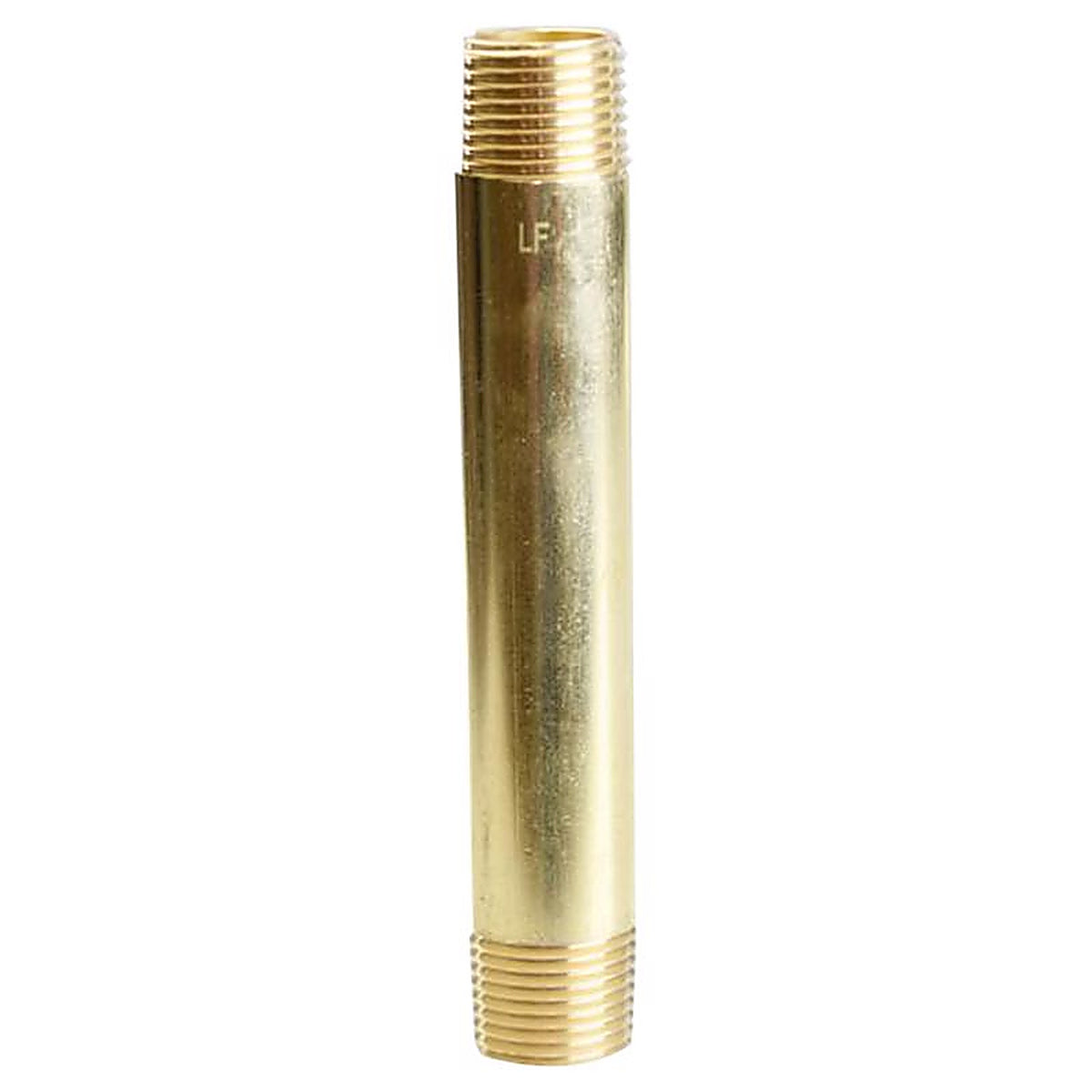 ATC - 6JC126300201044 - 1/2 In. MPT X 1/2 In. D MPT Yellow Brass Nipple 5 In. L