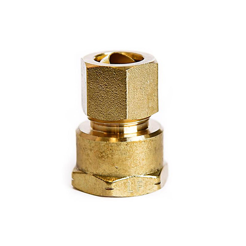 ATC - 6JC120110701040 - 1/2 In. Compression In. X 1/2 In. D FPT Brass Coupling