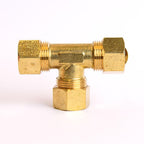 ATC - 6JC126310701020 - 5/8 In. Compression X 5/8 In. D Compression Yellow Brass Tee