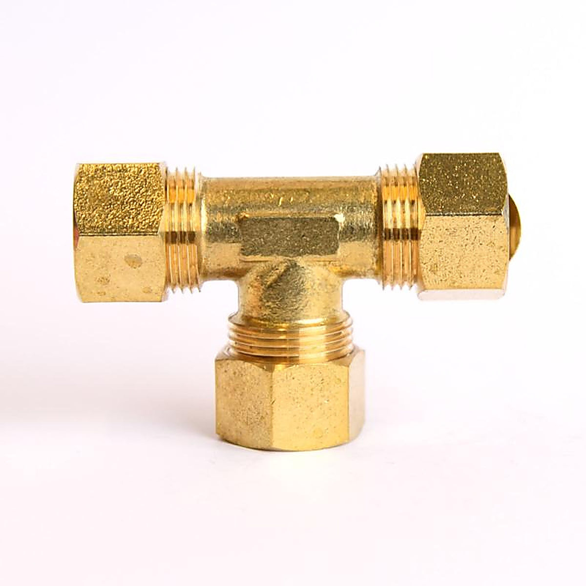ATC - 6JC126310701020 - 5/8 In. Compression X 5/8 In. D Compression Yellow Brass Tee