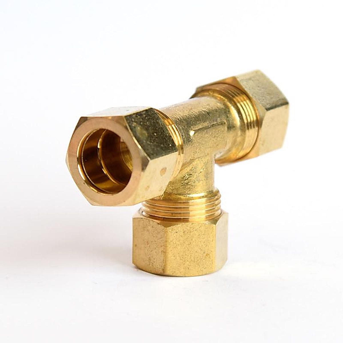 ATC - 6JC126310701020 - 5/8 In. Compression X 5/8 In. D Compression Yellow Brass Tee