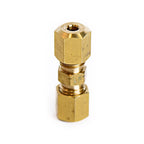 ATC - 6JC120110701045 - 1/8 In. Compression X 1/8 In. D Compression Yellow Brass Union