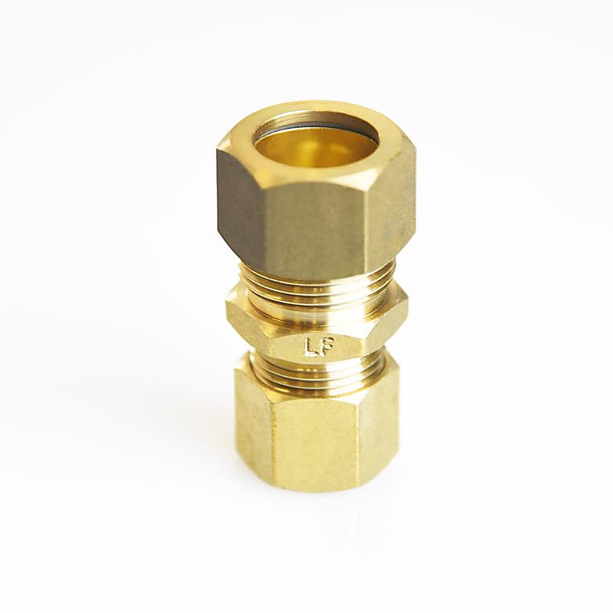 ATC - 6JC120110701055 - 5/8 In. Compression X 1/2 In. D Compression Yellow Brass Union
