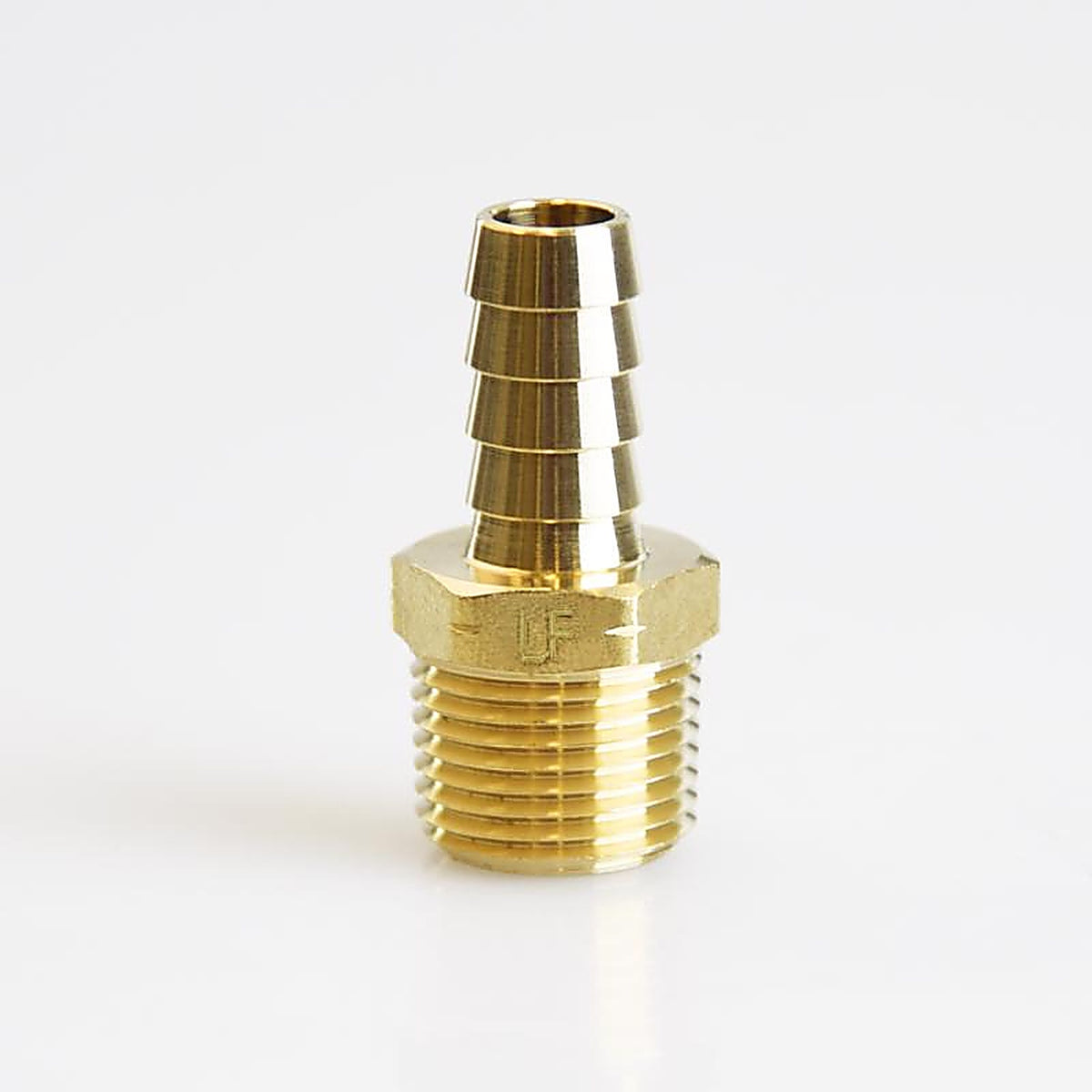 ATC - 6JC126310701124 - Brass 3/8 In. D X 3/8 In. D Adapter 1 Pack