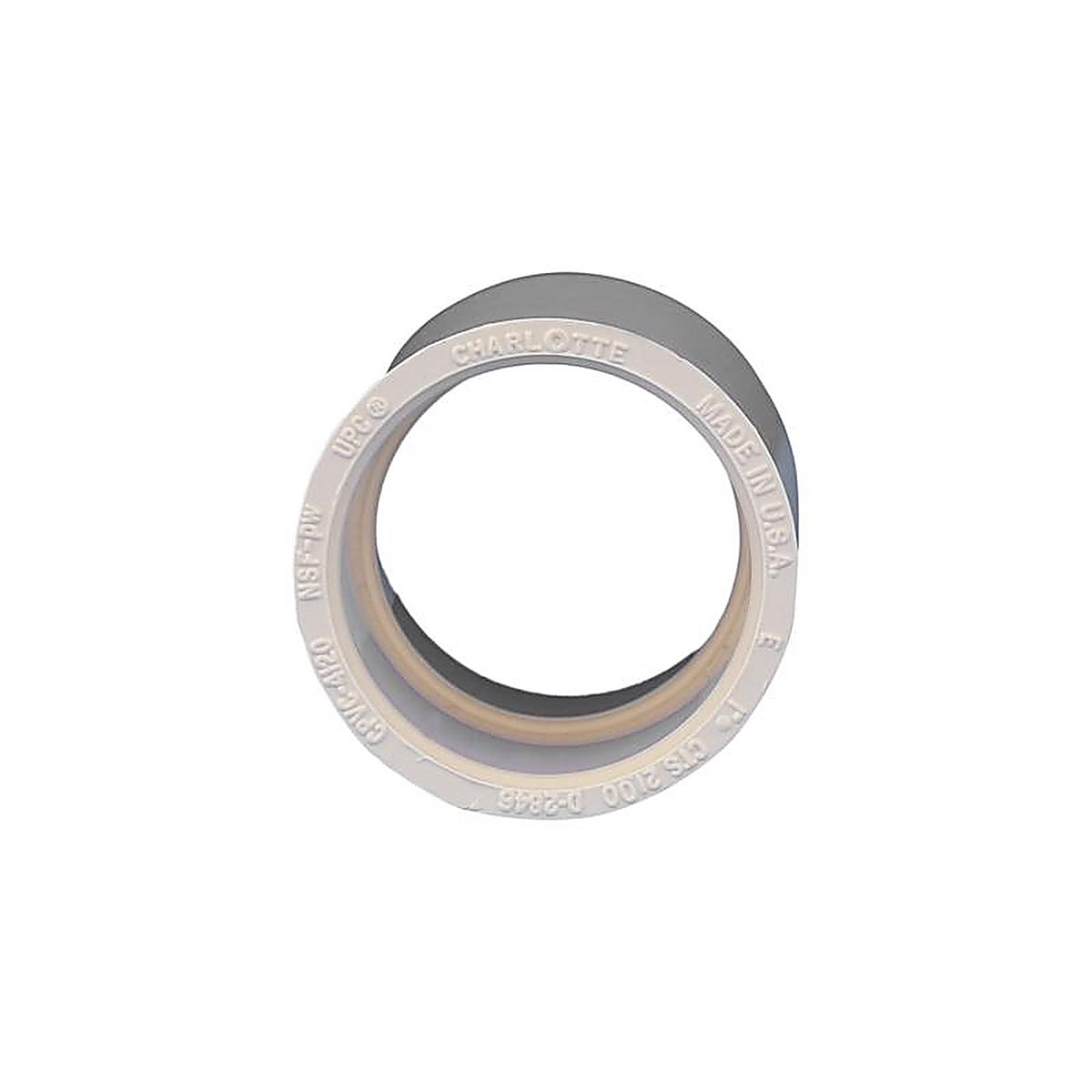 Charlotte Pipe CTS021001000 FlowGuard 1 in. Slip x 1 in. Dia. Slip CPVC Coupling