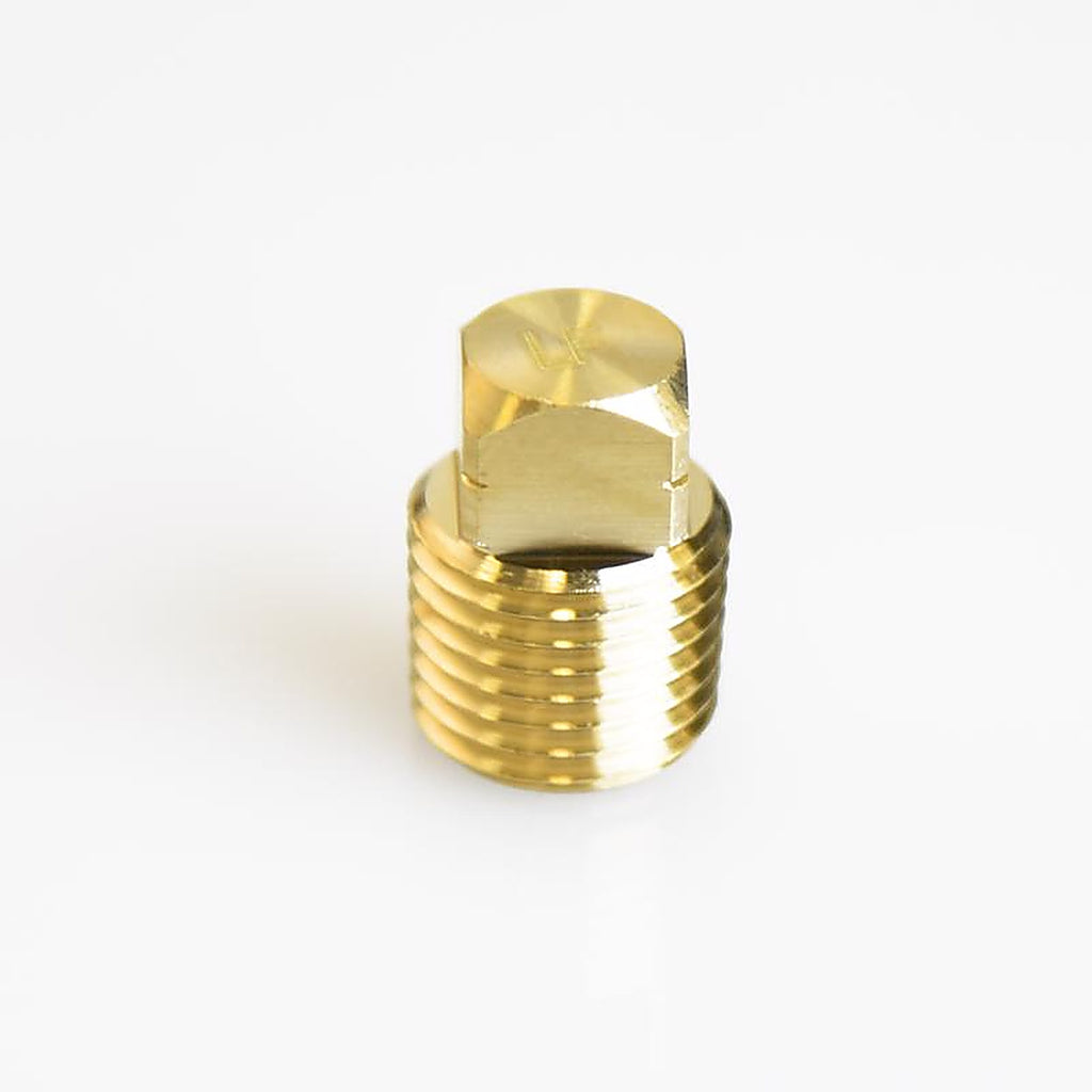 ATC - 6JC120810701012 - 1/4 In. MPT Brass Square Head Cored Plug