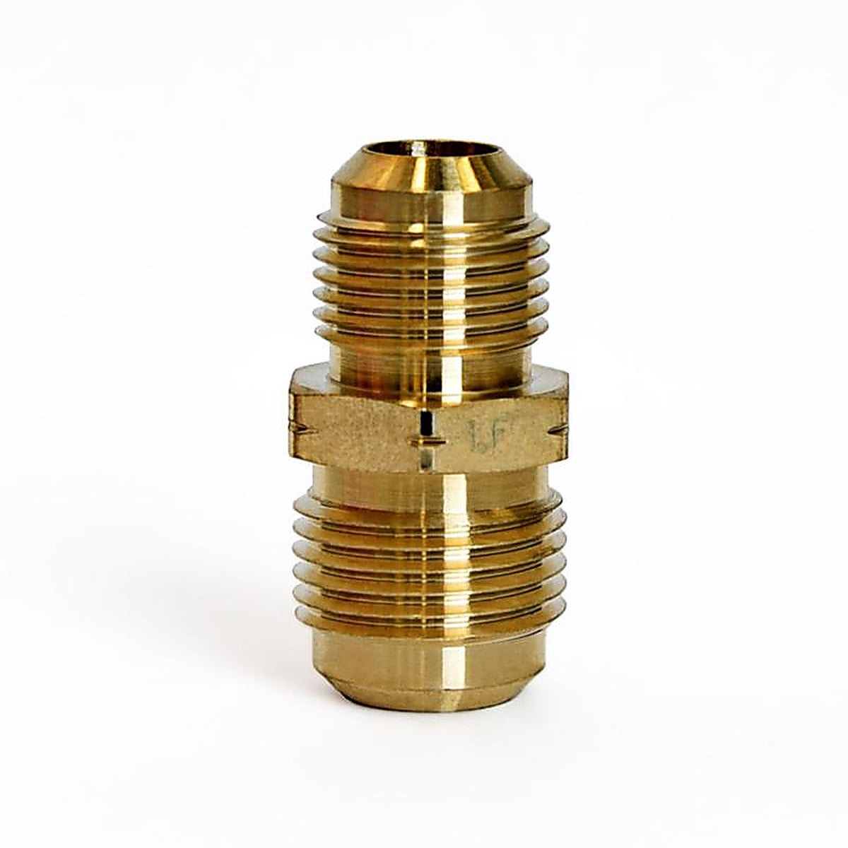ATC - 6JC120110701094 - 5/8 In. Flare X 1/2 In. D Flare Yellow Brass Union