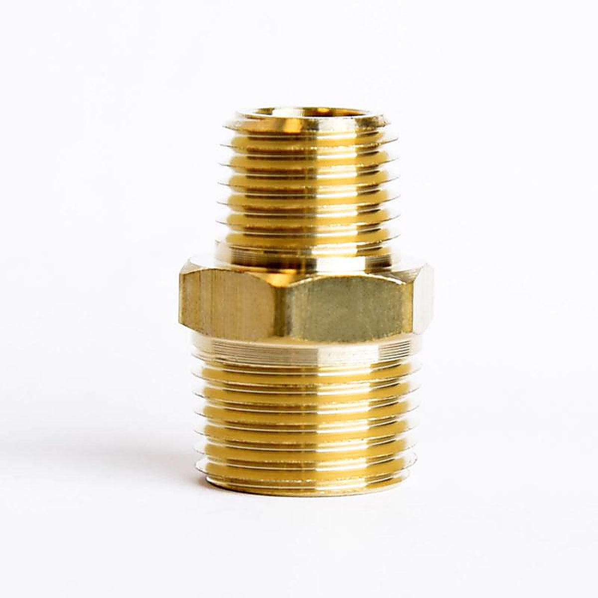 ATC - 6JC101010721015 - 3/8 In. MPT X 1/4 In. D MPT Brass Reducing HEX Nipple